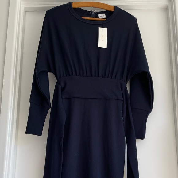 Sheike Mirage Navy Long Sleeve Dress | Size 6 - Picture 3 of 7